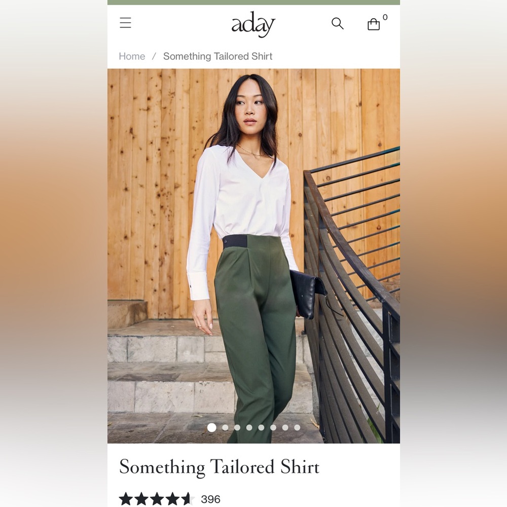 ADAY Something Tailored shirt - a lightweight and versatile blouse!
